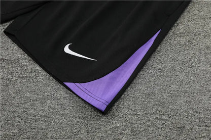 2024 England Black Short Sleeve Training Suit