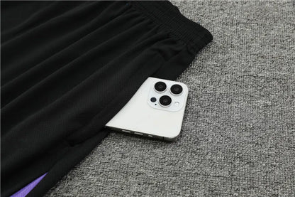 2024 England Black Short Sleeve Training Suit