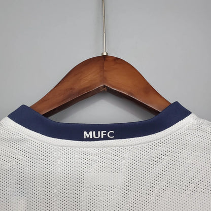 08-09 Manchester United Champions League away white fans jersey