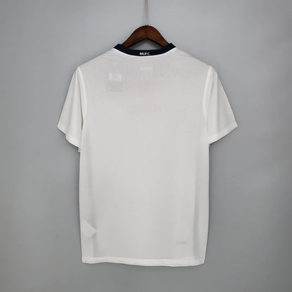 08-09 Manchester United Champions League away white fans jersey