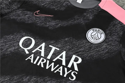 24-25 PSG Black and Pink Short Sleeve Training Suit