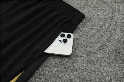 24-25 PSG Black and Gold Short Sleeve Training Suit