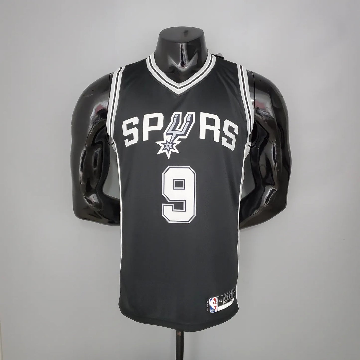 PARKER#9 Spurs Black NBA Jersey