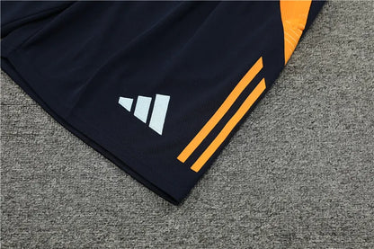 24-25 Real Madrid Light Blue Short Sleeve Training Suit