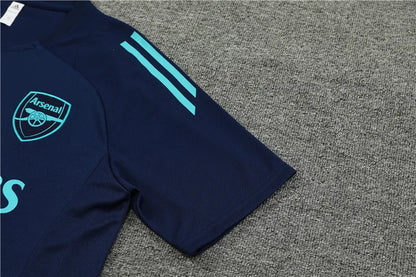 24-25 Arsenal Blue Short Sleeve Training Suit