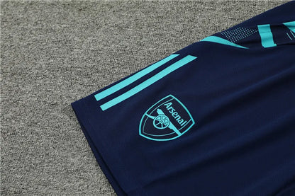24-25 Arsenal Blue Short Sleeve Training Suit