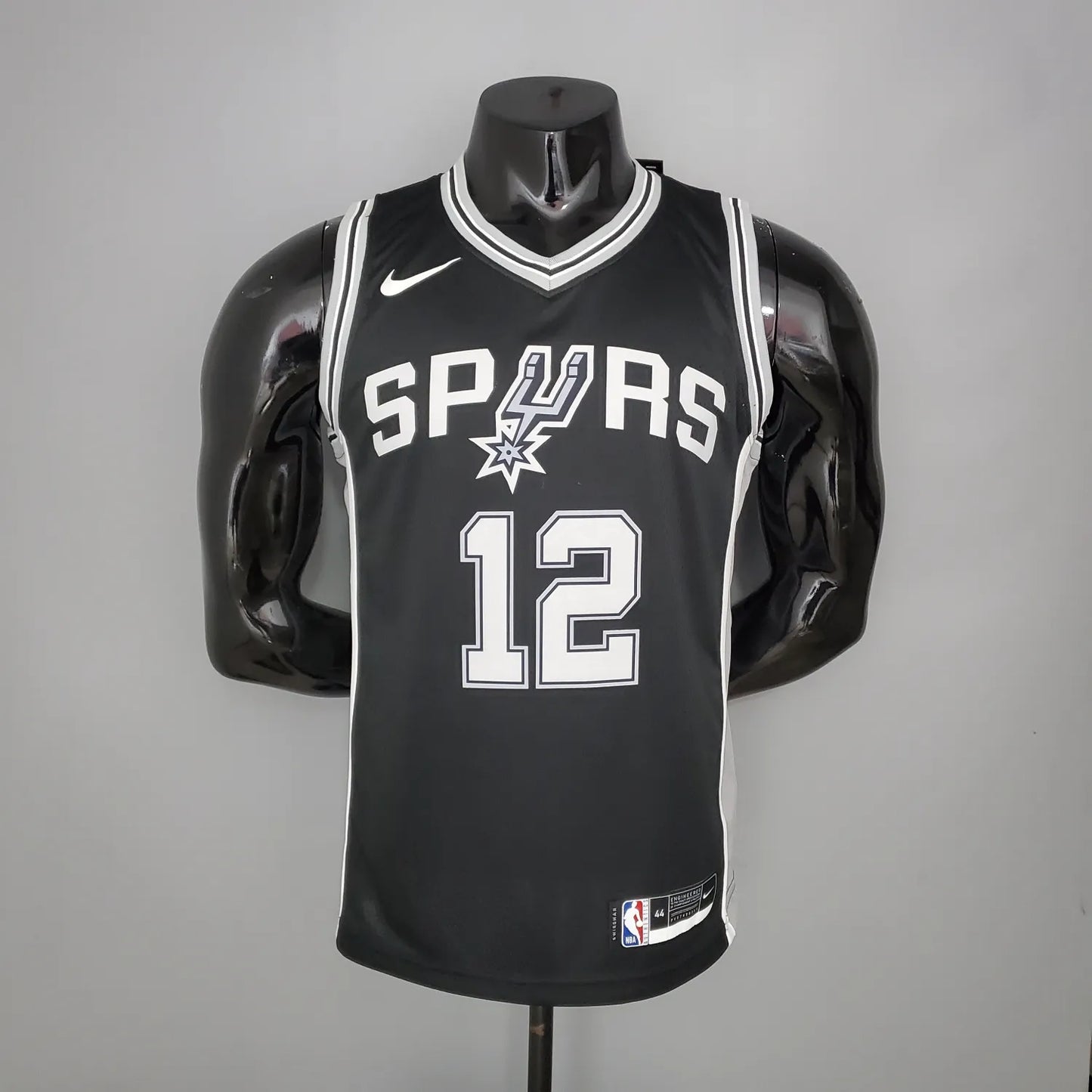ALDRIDGE#12 Spurs Black NBA Jersey