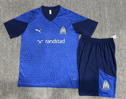 23-24 Olympique Marseille Training Short Sleeve Suit