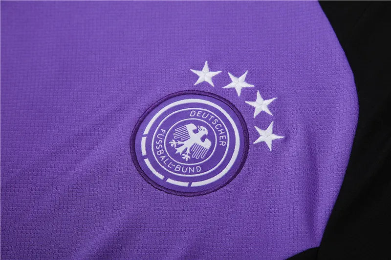 2024 Germany Purple Short Sleeve Training Suit