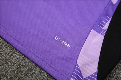 2024 Germany Purple Short Sleeve Training Suit