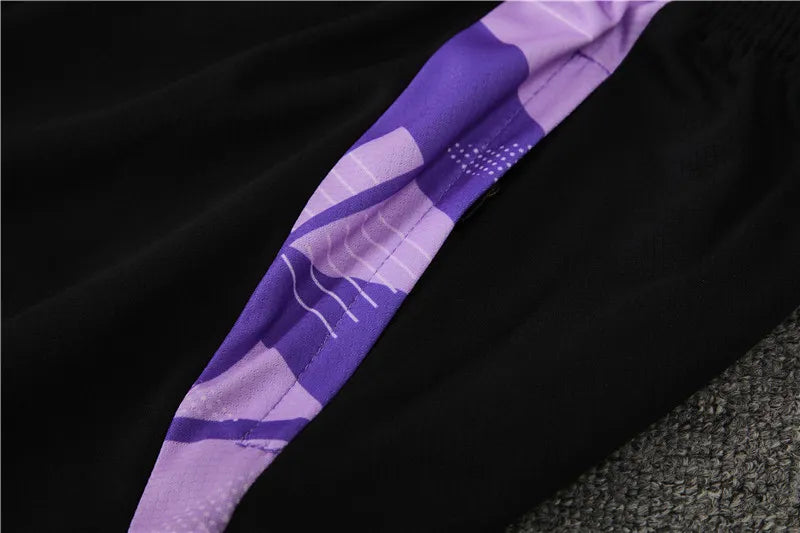2024 Germany Purple Short Sleeve Training Suit