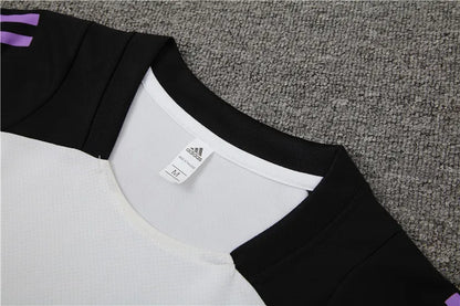 2024 Germany White Short Sleeve Training Suit