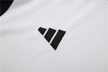 2024 Germany White Short Sleeve Training Suit