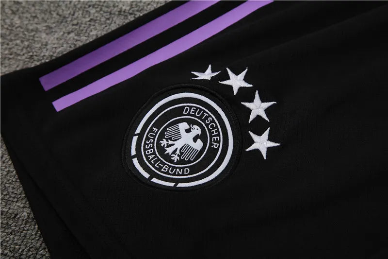 2024 Germany White Short Sleeve Training Suit