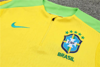 2024 Brazil Yellow Player Version Training Suit
