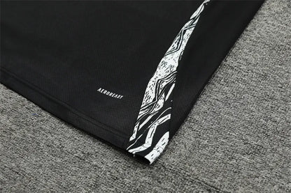 24-25 Arsenal Black Short Sleeve Training Suit