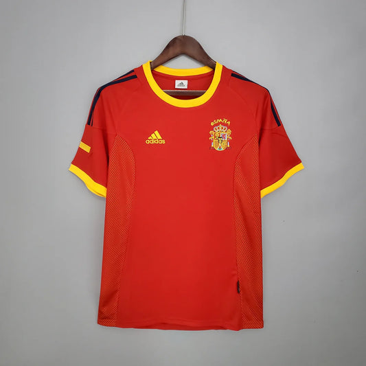 2002 Spain Home Retro Jersey