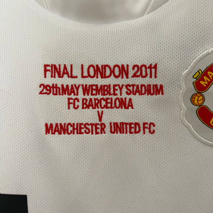 Retro 10-11 Manchester United Champions League Away Kids Kit