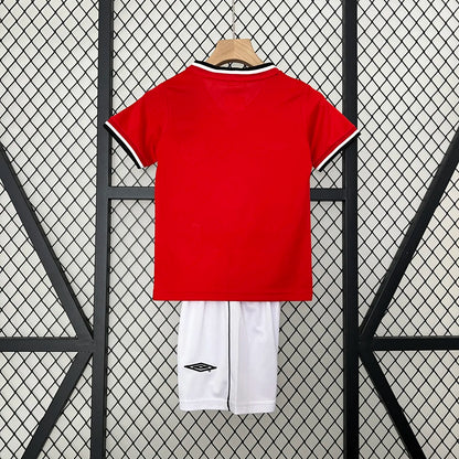 Retro 00-01 Manchester United Home Kids Kit
