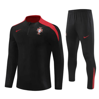 2024 Portugal Black Player Version Training Suit