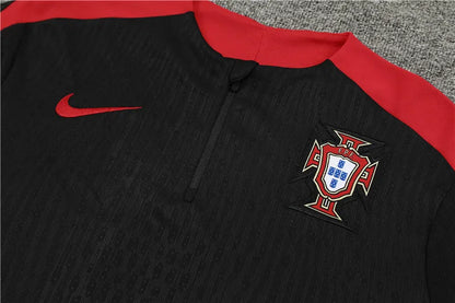 2024 Portugal Black Player Version Training Suit