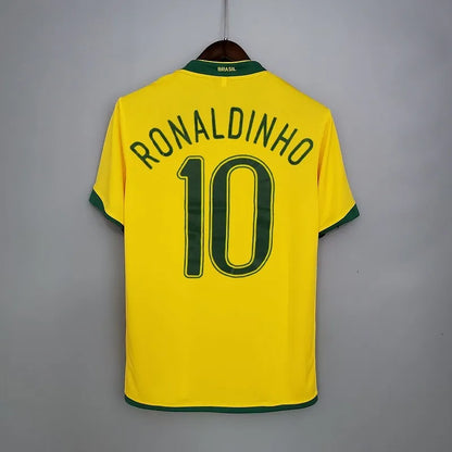 2006 Brazil Home Retro Jersey