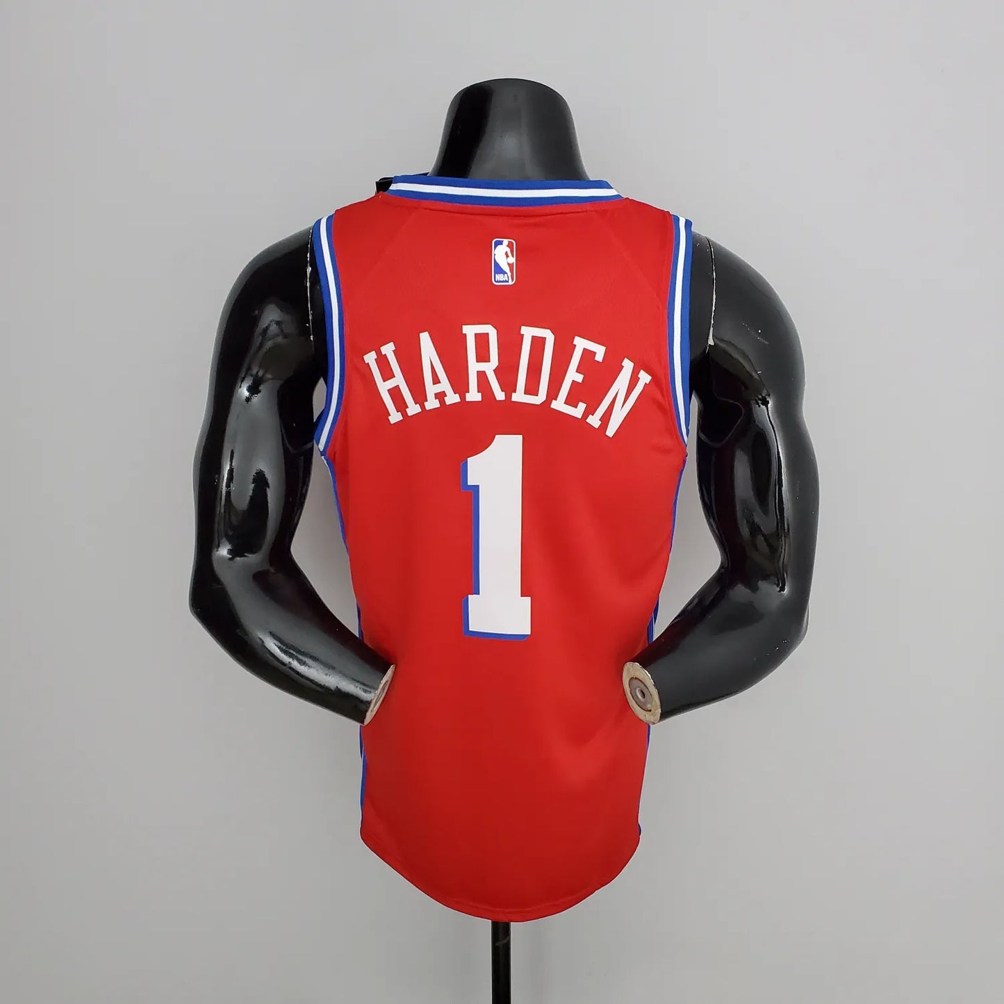 76ers Harden #1 V-Neck Red
