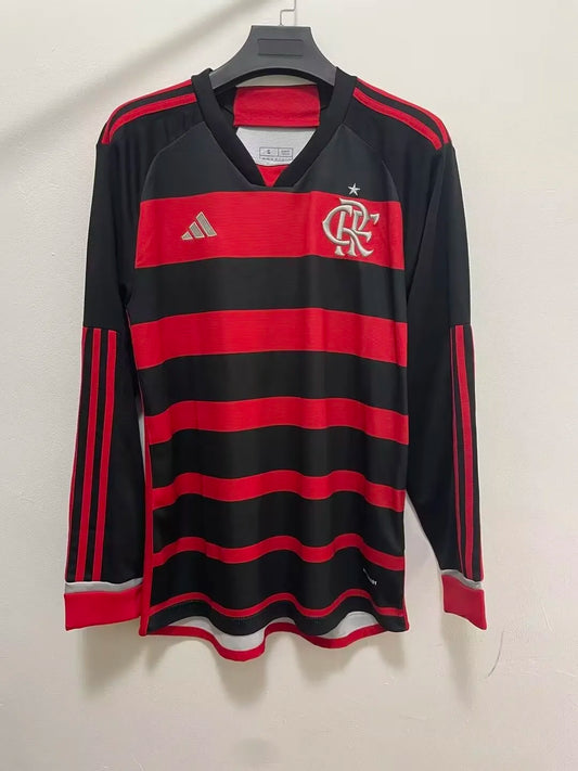 24-25 Flamengo Home Long Sleeve Jersey
