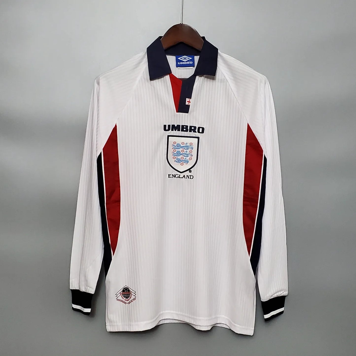 1998 England Home Long Sleeve Retro Jersey