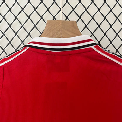Retro 98-99 Manchester United Home Kids Kit