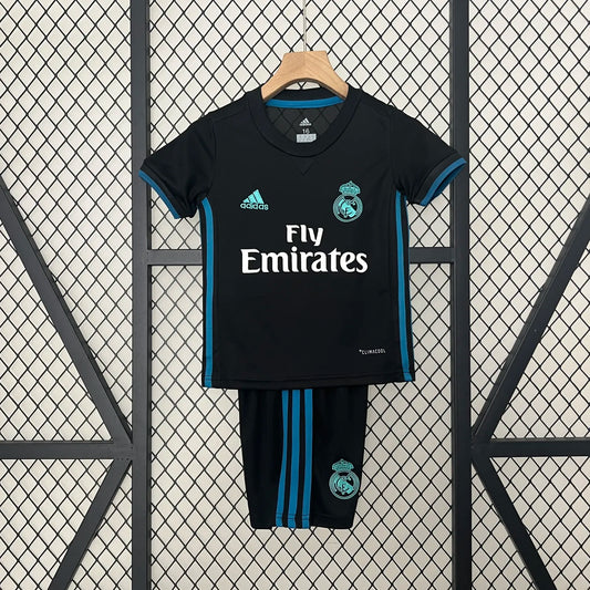 Retro17-18 Real Madrid Away Kids Kit