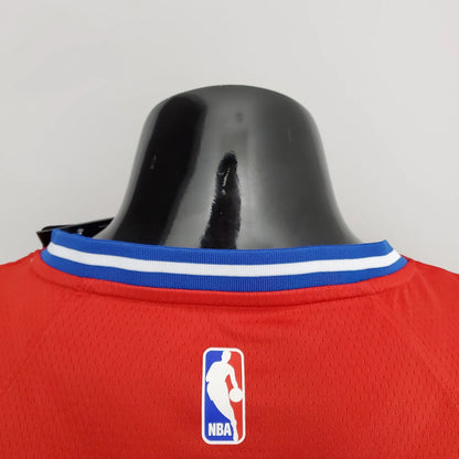 76ers Harden #1 V-Neck Red