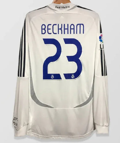 06-07 Real Madrid Home Retro Jersey