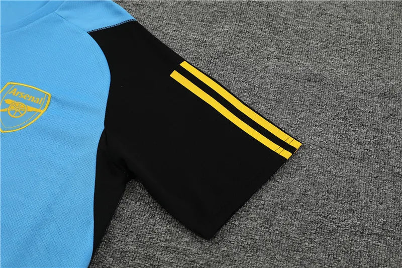 23-24 Arsenal Blue Short Sleeve Training Suit