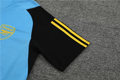 23-24 Arsenal Blue Short Sleeve Training Suit