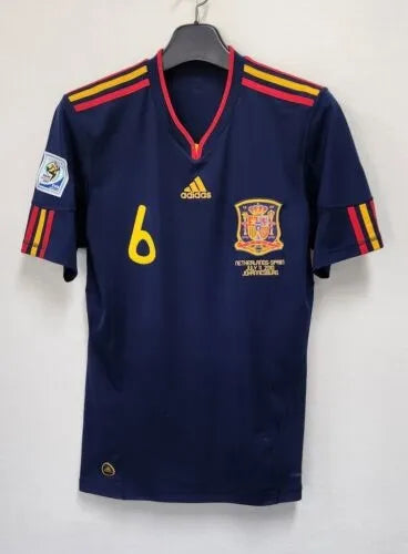 2010 Spain Away Long Sleeve Retro Jersey