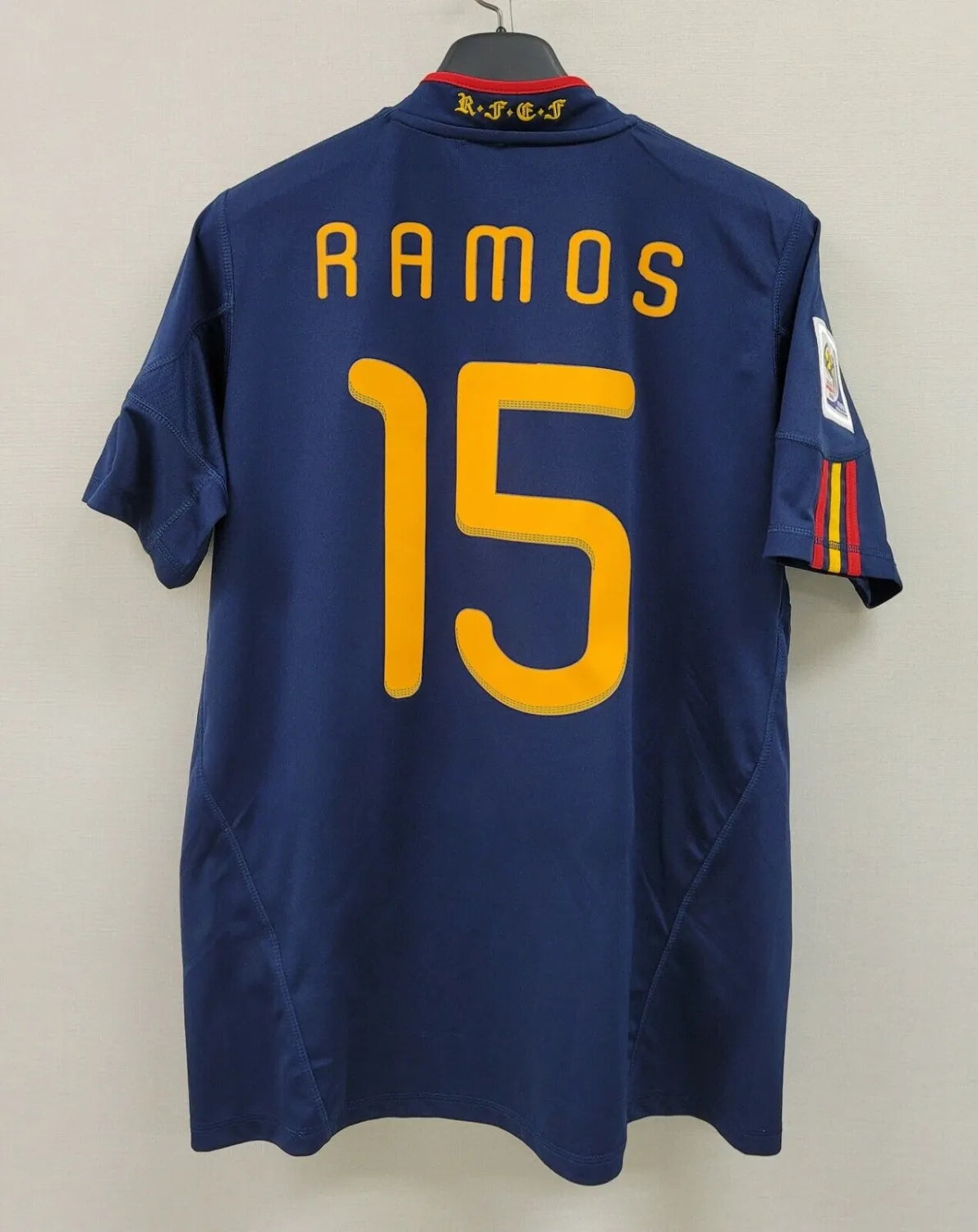 2010 Spain Away Long Sleeve Retro Jersey