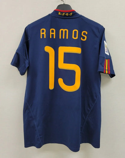 2010 Spain Away Long Sleeve Retro Jersey