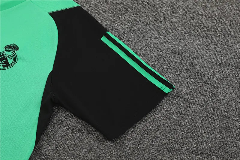23-24 Real Madrid Green Short Sleeve Training Suit