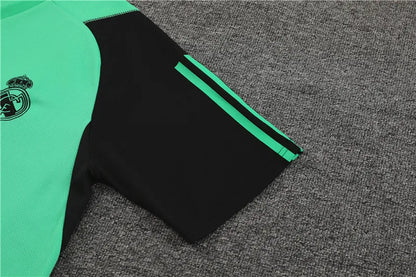 23-24 Real Madrid Green Short Sleeve Training Suit