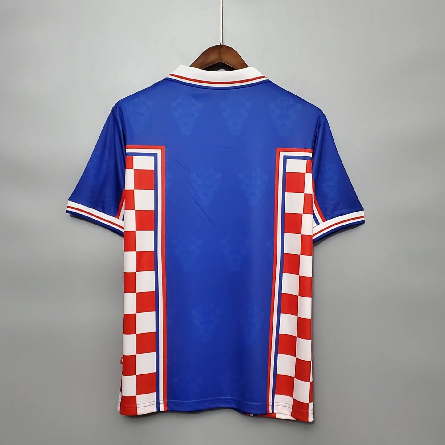 1998 Croatia Away Blue Retro Jersey