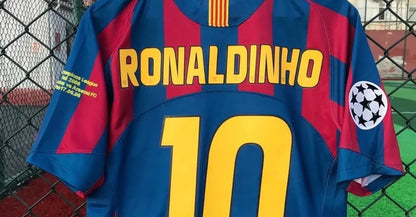 2006 Barcelona UEFA Champions League Home Retro Jersey