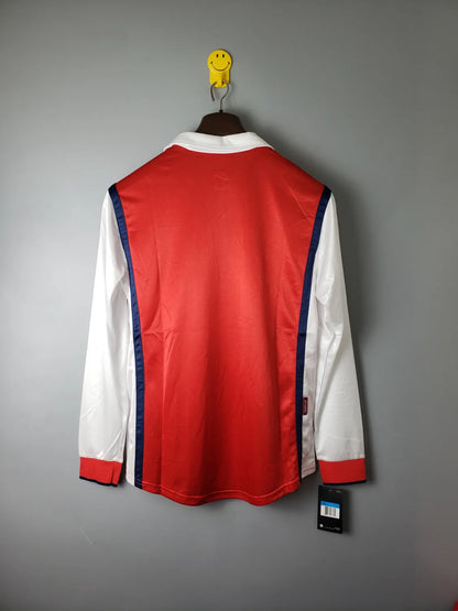 1998 Arsenal Home Long Sleeve Retro Jersey
