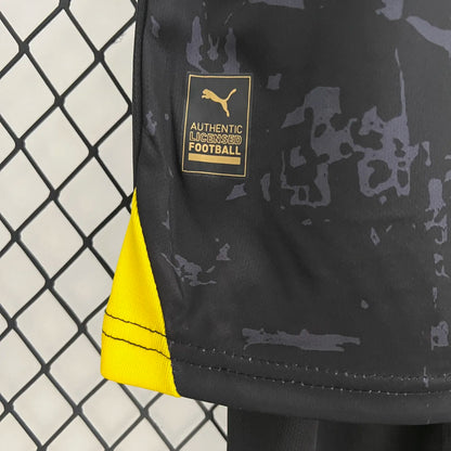 23-24 Borussia Dortmund Away Kids Kit