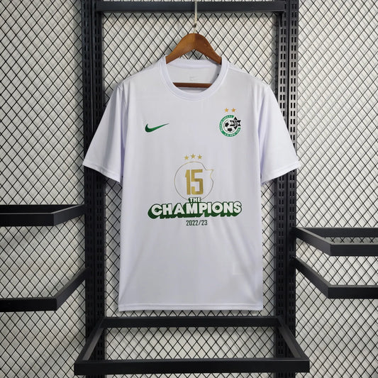 23-24 Maccabi Haifa White Champions Jersey
