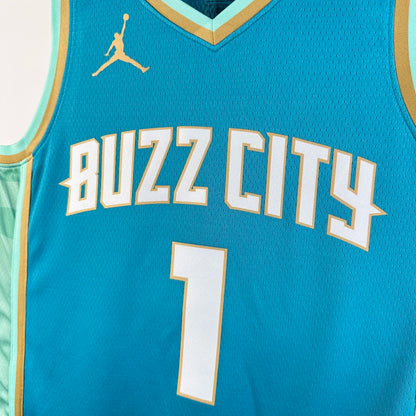 2024 Charlotte Hornets City Edition LaMelo Ball #1 Swingman NBA Jersey