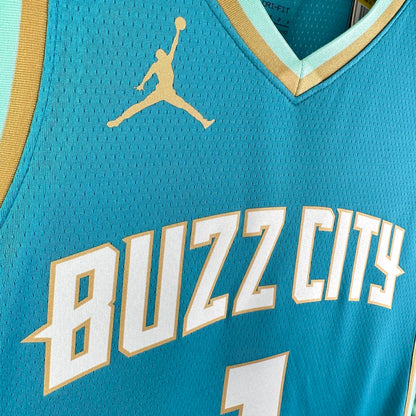 2024 Charlotte Hornets City Edition LaMelo Ball #1 Swingman NBA Jersey