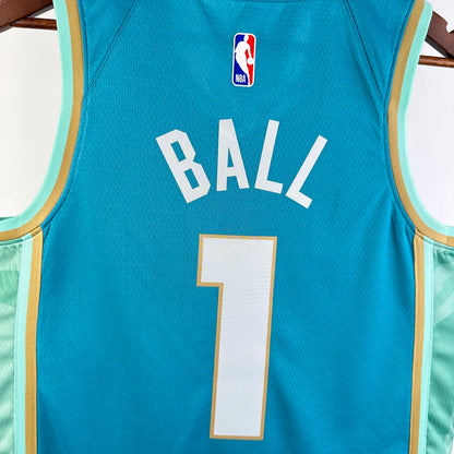 2024 Charlotte Hornets City Edition LaMelo Ball #1 Swingman NBA Jersey