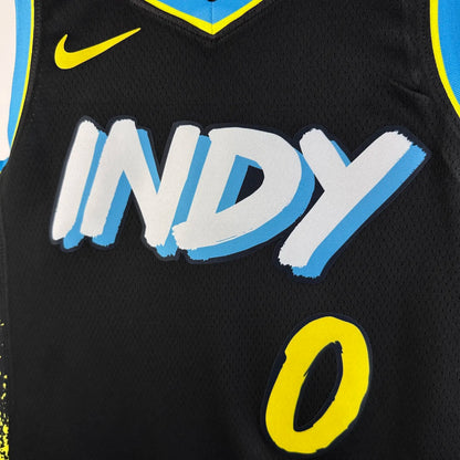 2024 Indiana Pacers City Edition HALIBURTON #0 Swingman NBA Jersey
