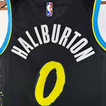 2024 Indiana Pacers City Edition HALIBURTON #0 Swingman NBA Jersey